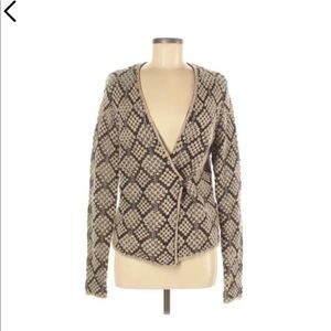 Lucky Brand Knit Wool Blend Granny Cardigan Size Large